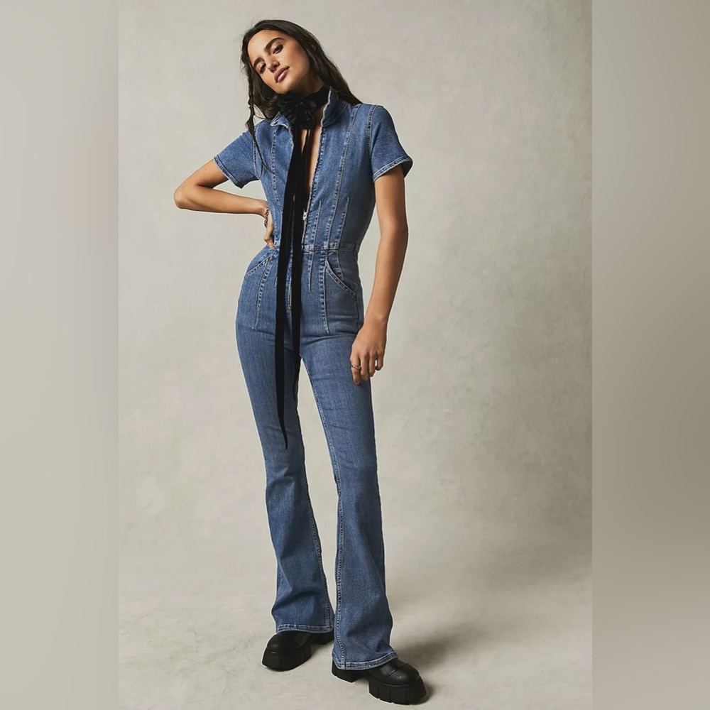 Free People Jayde Flare Jumpsuit